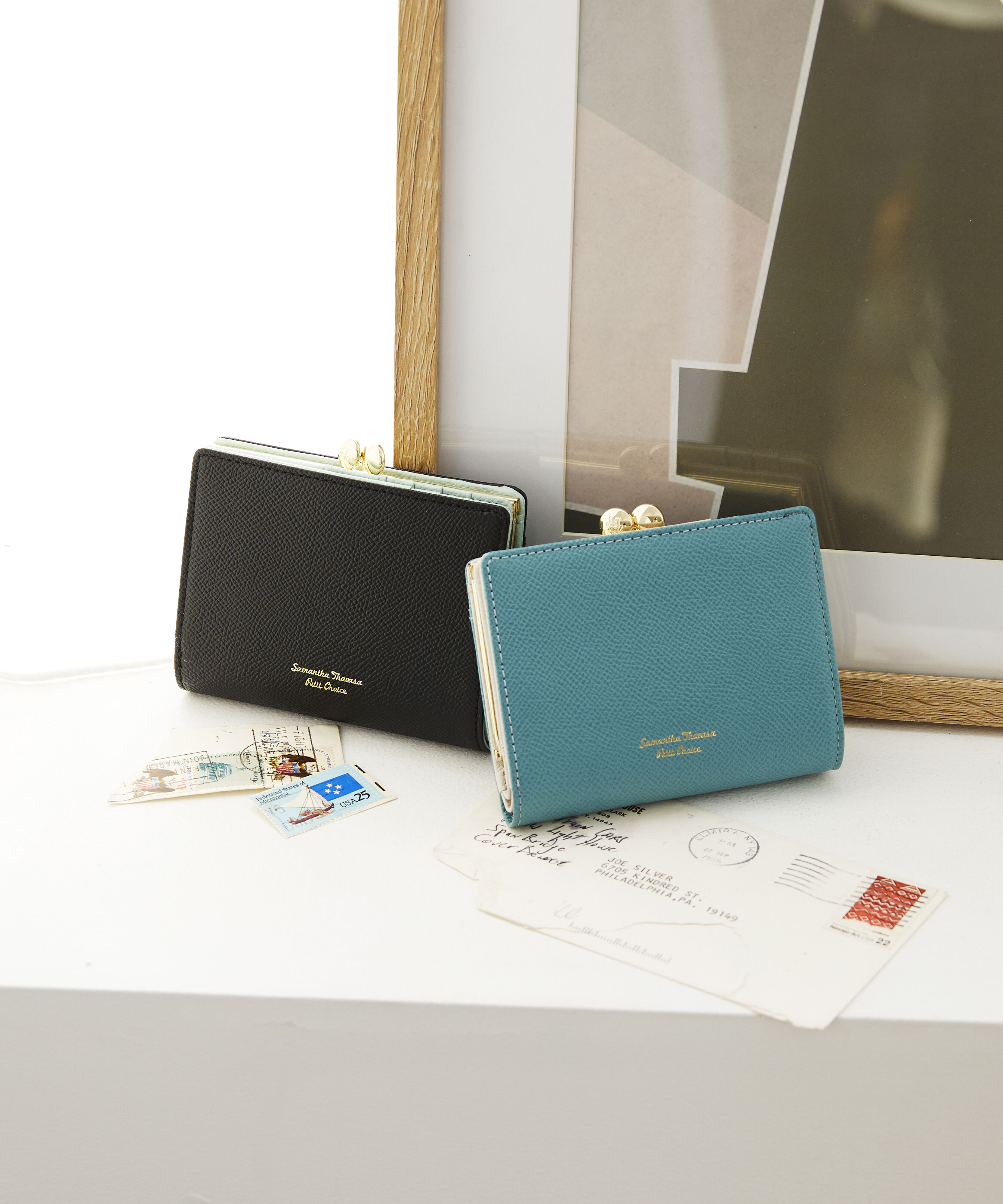 Samantha Thavasa Petit Choice「バイカラー 口金折財布」|財布|