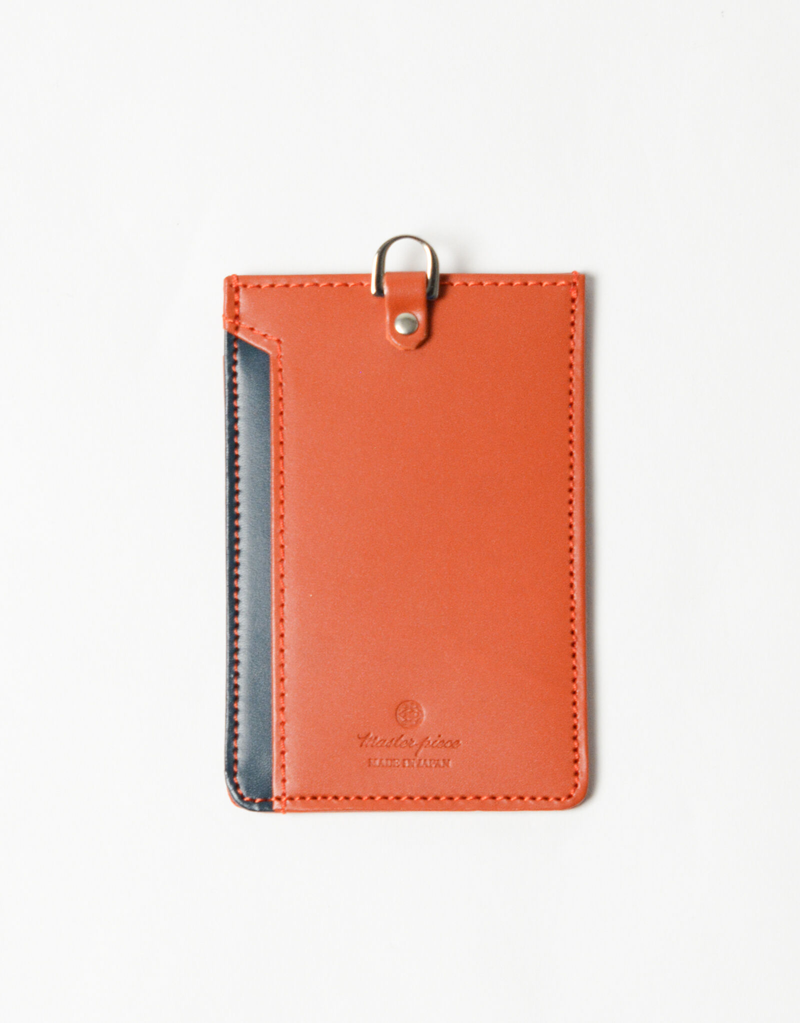 master-piece「Notch IDケース」|定期入れ|オレンジ