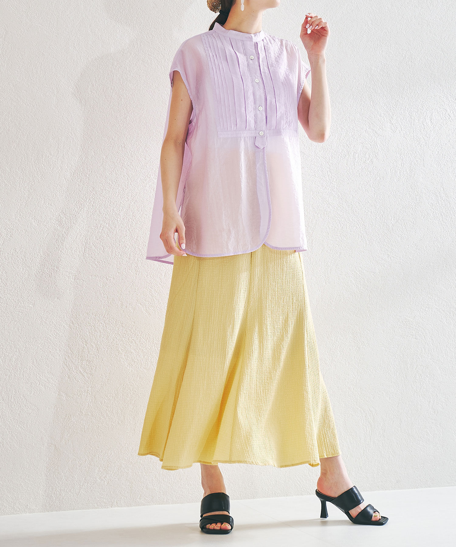 ORiental TRaffic「【アウトレット価格】ダブルベルトパデットミュールサンダル/25205 ミュール サンダル　トレンド　」|サンダル|