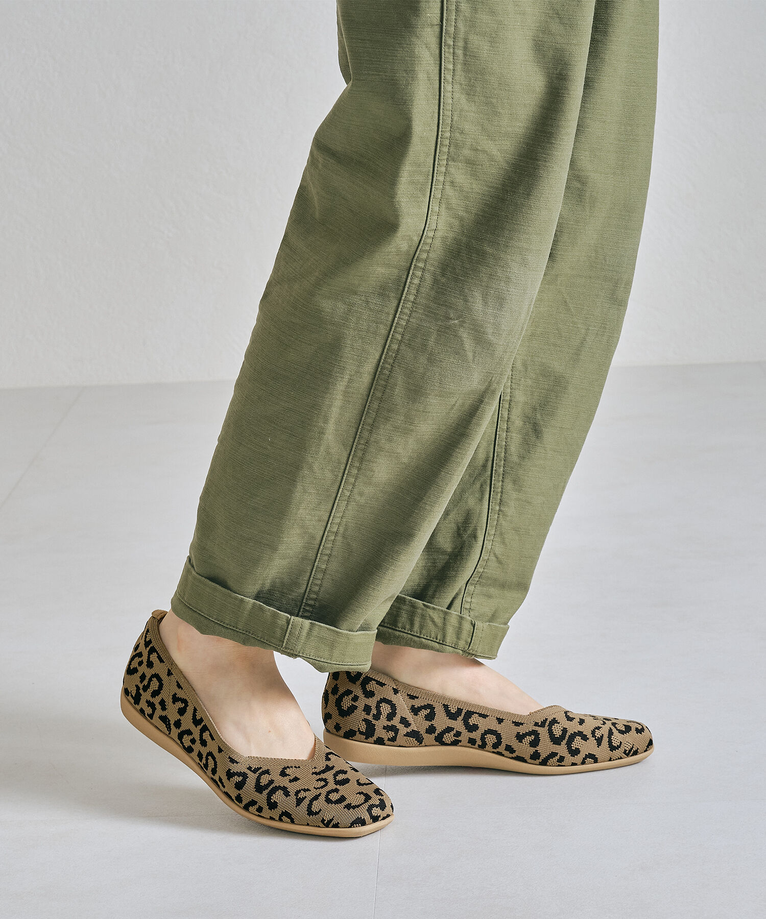 ORiental TRaffic「【洗濯OK】 ニットパンプス /R-3215 軽量 フラット ニット 通気性 柔らかい」|パンプス|