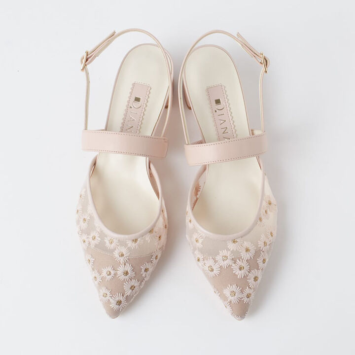 ダイアナ「≪ブーケコレクション≫　オープンパンプス　TS34183」|サンダル|