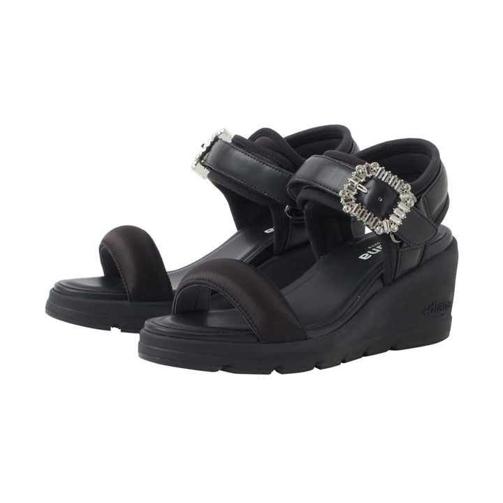 プラスダイアナ「サンダル　HE56576」|サンダル|クロ