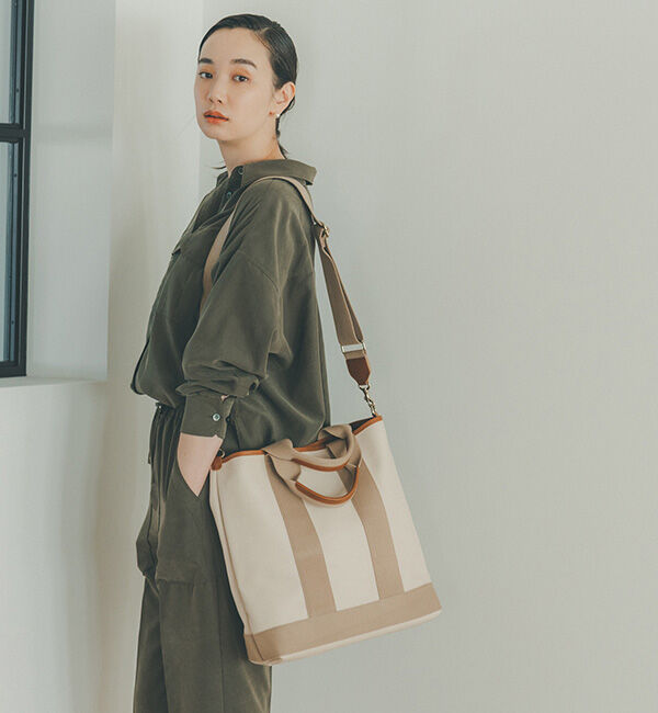 TOPKAPI BREATH「スコッチグレイン ネオレザー 縦型 A4 トート バッグ ショルダー付き L」|ショルダー・メッセンジャー|