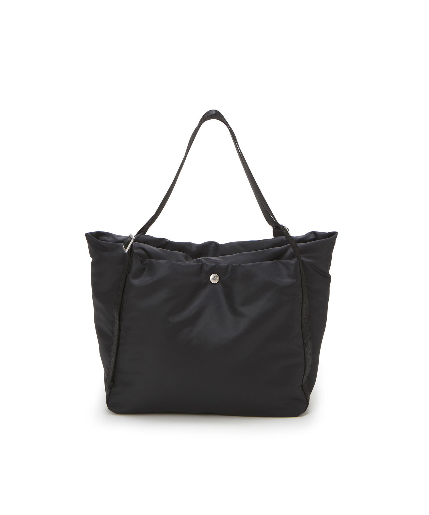 TOPKAPI BREATH「【Breath TOPKAPI】Freely フリーリー ナイロン ロゴテープ 2way トートバッグ」|トートバッグ|ブラック