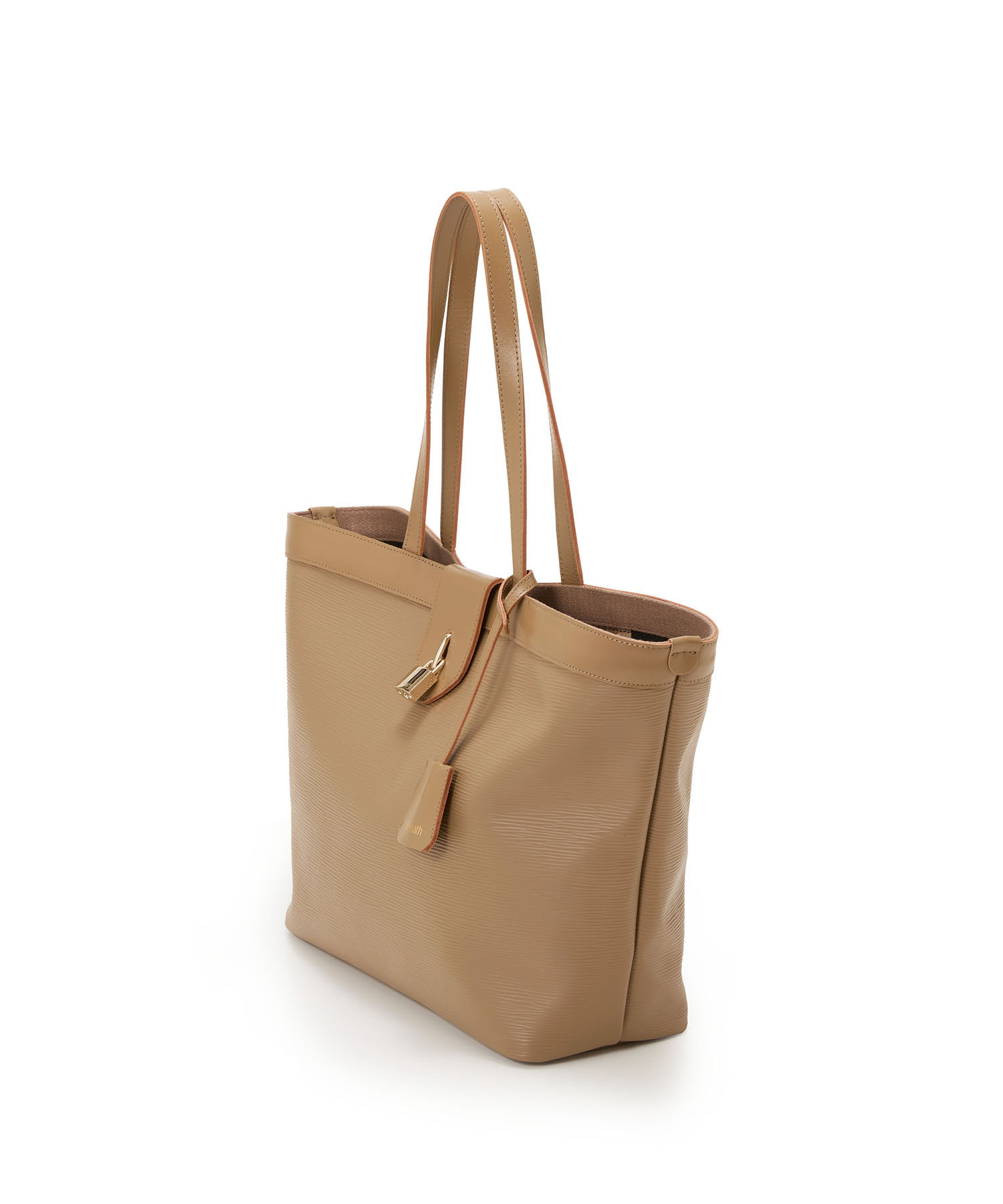 TOPKAPI BREATH「【Breath TOPKAPI】RIPPLE LOCK  リプルロック レザーコンビ トート バッグ」|トートバッグ|