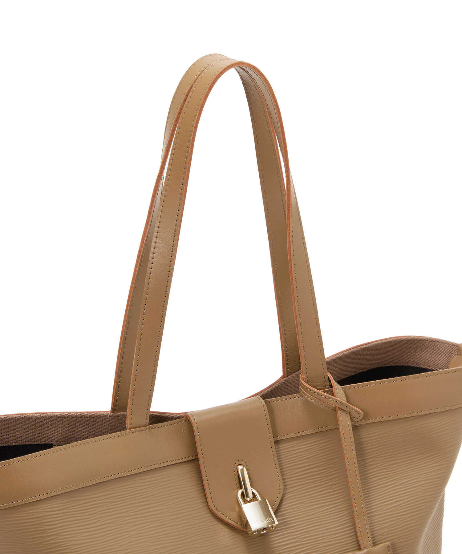 TOPKAPI BREATH「【Breath TOPKAPI】RIPPLE LOCK  リプルロック レザーコンビ トート バッグ」|トートバッグ|