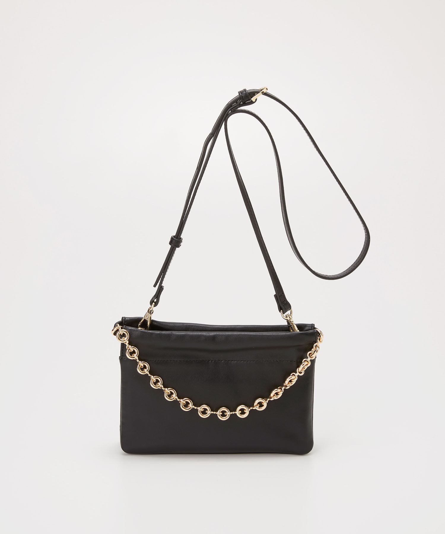 TOPKAPI TREASURE「【TREASURE TOPKAPI】スムース レザー チェーン付き スワローマチ ミニ ショルダー バッグ」|ショルダー・メッセンジャー|