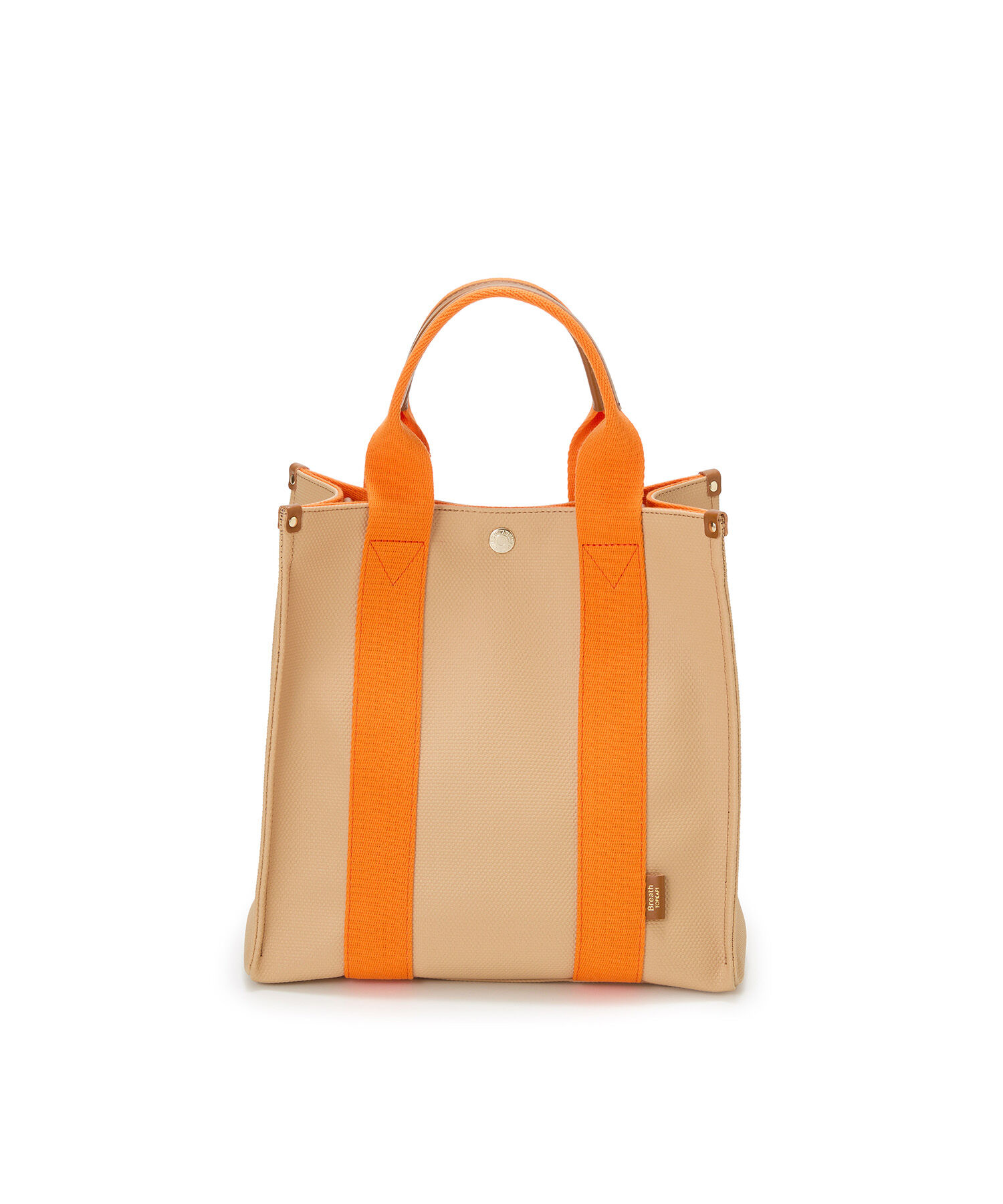 TOPKAPI BREATH「【Breath TOPKAPI】NEO CANVAS ネオキャンバス カラーハンドル ミニ トートバッグ」|トートバッグ|キャメル