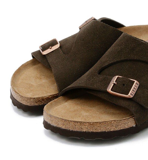 BIRKENSTOCK「【ビルケンシュトック】チューリッヒ ソフトフットベッド/モカ/サンダル メンズ レディース」|サンダル|