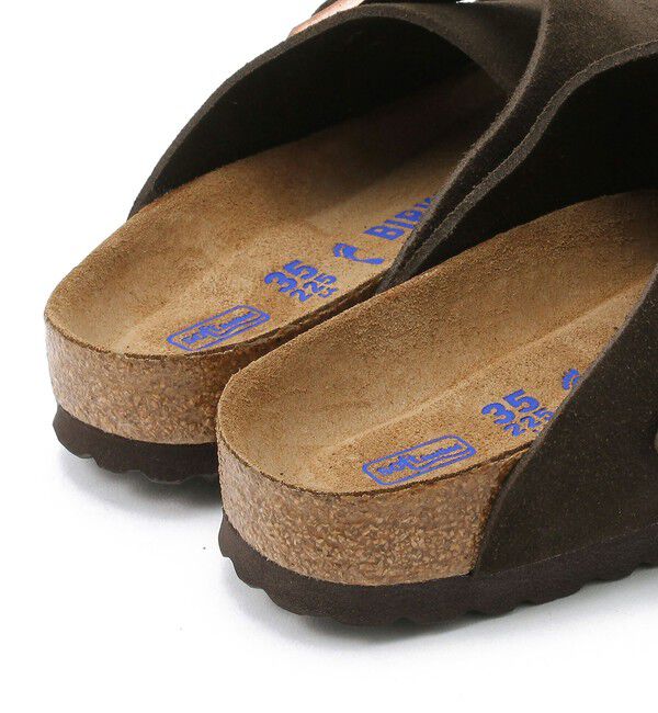 BIRKENSTOCK「【ビルケンシュトック】チューリッヒ ソフトフットベッド/モカ/サンダル メンズ レディース」|サンダル|