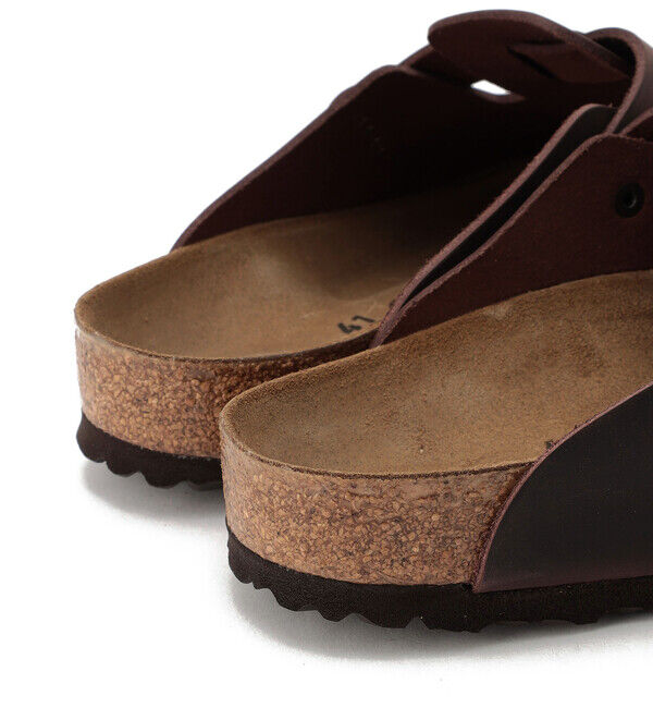 BIRKENSTOCK「【ビルケンシュトック】ボストン/ハバナ ナチュラルレザー/クロッグ メンズ レディース」|サンダル|
