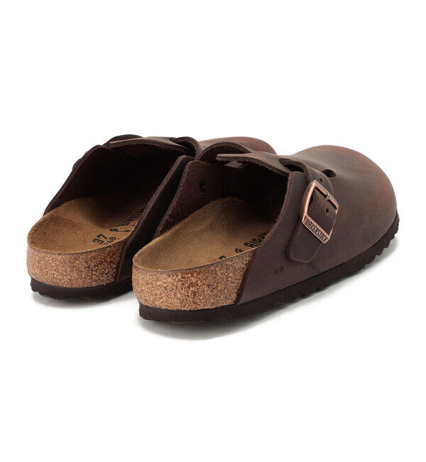 BIRKENSTOCK「【ビルケンシュトック】ボストン/ハバナ ナチュラルレザー/クロッグ メンズ レディース」|サンダル|