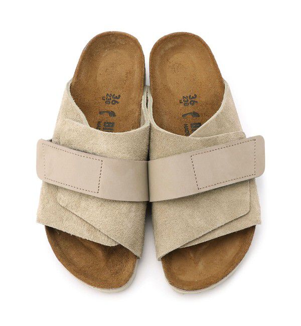 BIRKENSTOCK「【ビルケンシュトック】キョウト/トープ スエードレザー ヌバックレザー/サンダル レディース」|サンダル|
