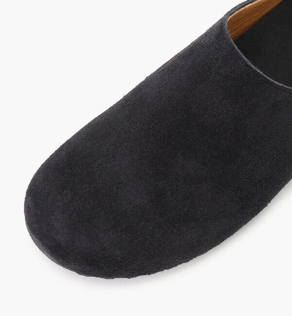 BENEXY「【ベネクシー】270 スリム/ブラック ベロアレザー/クロッグ メンズ レディース」|サンダル|