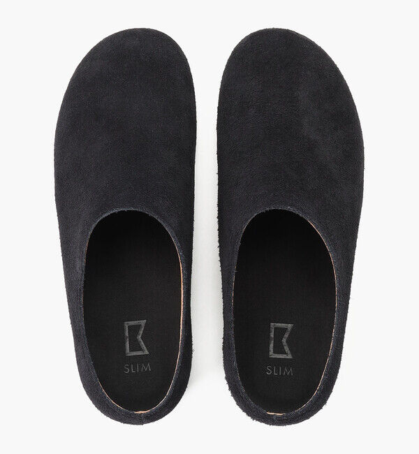 BENEXY「【ベネクシー】270 スリム/ブラック ベロアレザー/クロッグ メンズ レディース」|サンダル|