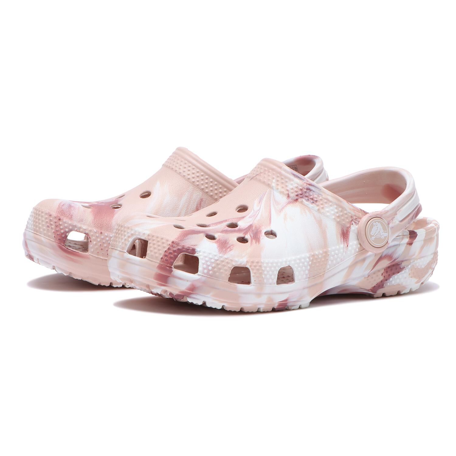 crocs「【crocs】18-21 CLASSIC MARBLED CLOG K」|サンダル|