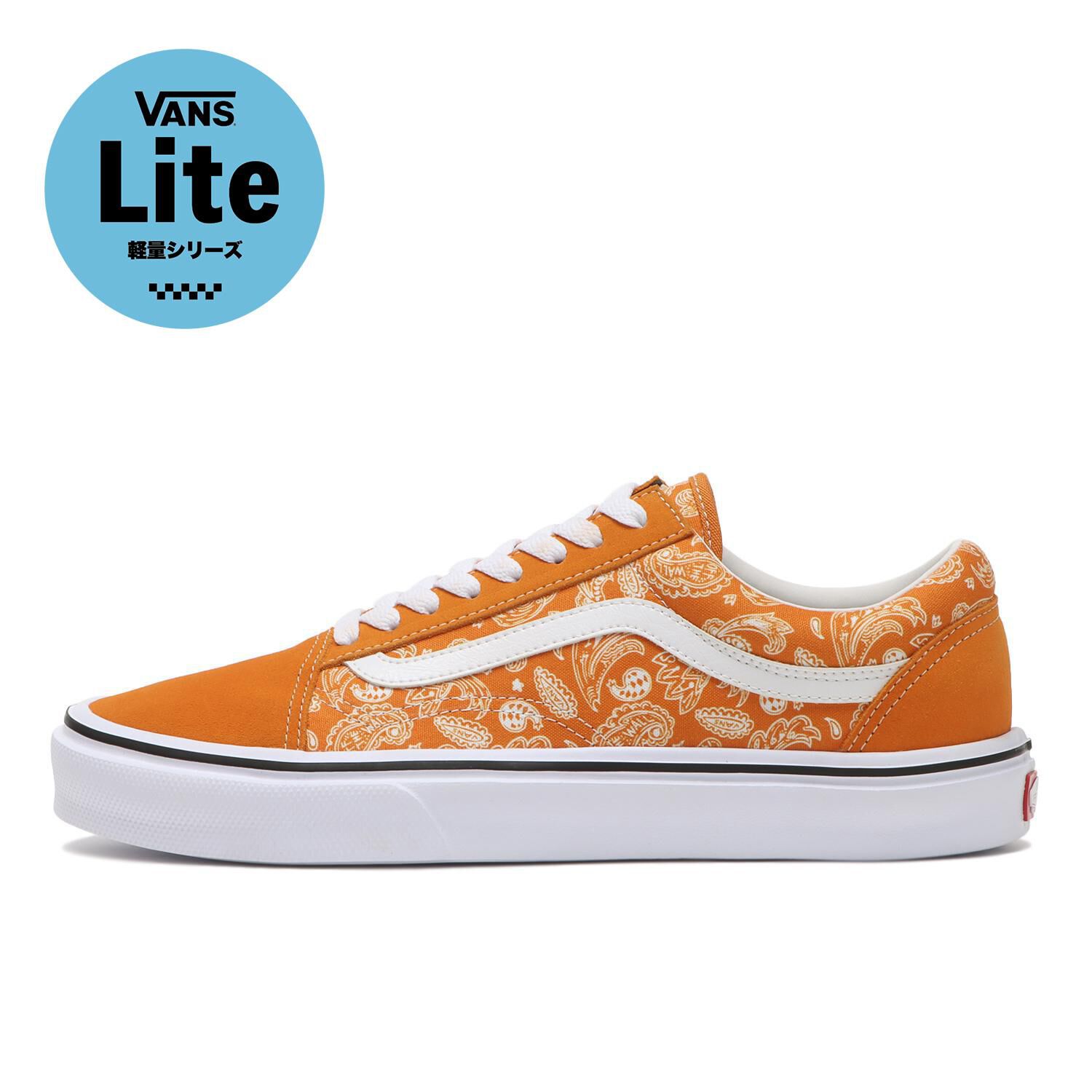 VANS「【VANS】OLD SKOOL LITE」|スニーカー|オレンジ