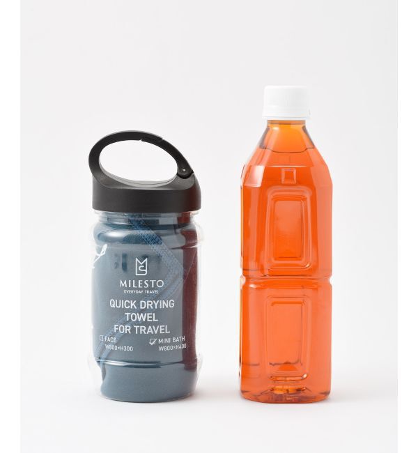 BRUNO「MILESTO UTILITY 吸水速乾トラベルミニバスタオル ケース付」|タオル|