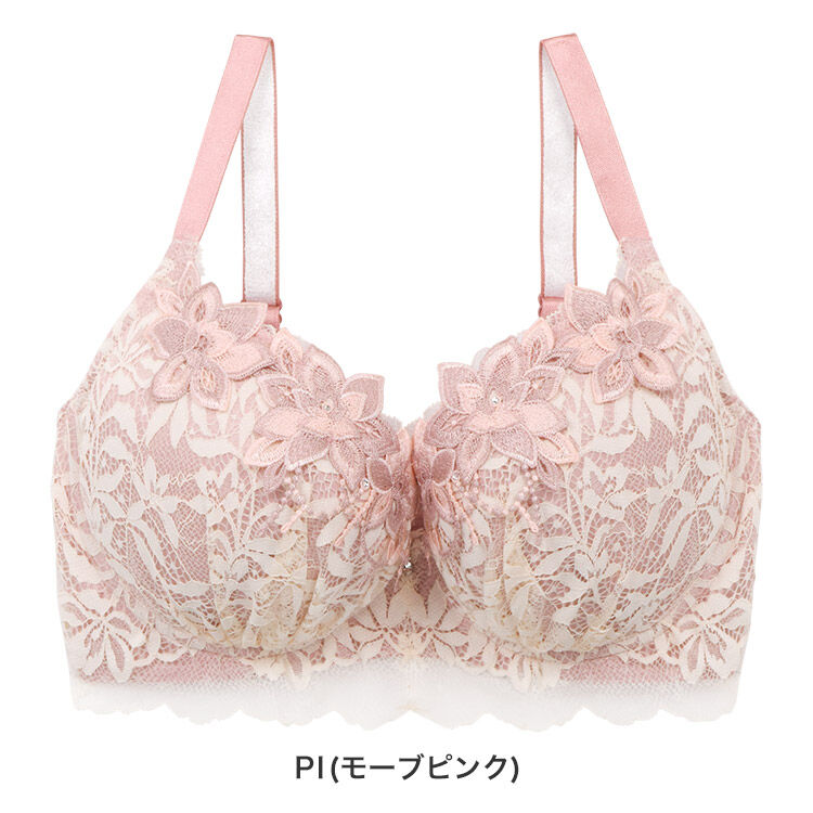 intesucre「アンテシュクレ なでしこブラ ブラジャー単品 H-J/65-85 IBT363」|インナー|