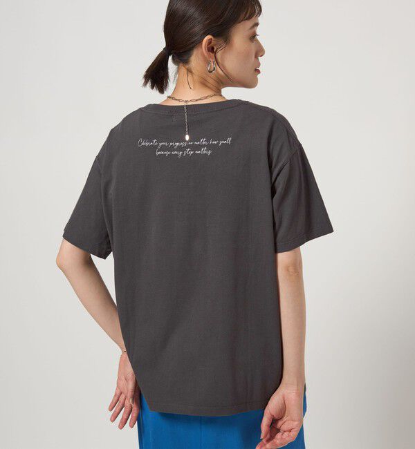UNITED ARROWS green label relaxing「【WEB限定】＜at ease＞フォトグラフィック ショートスリーブ Tシャツ」|Tシャツ・カットソー|