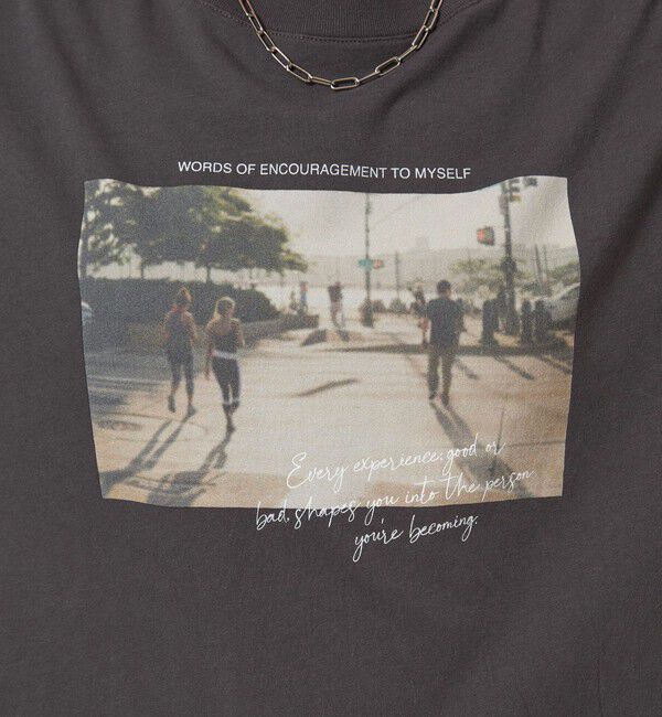 UNITED ARROWS green label relaxing「【WEB限定】＜at ease＞フォトグラフィック ショートスリーブ Tシャツ」|Tシャツ・カットソー|