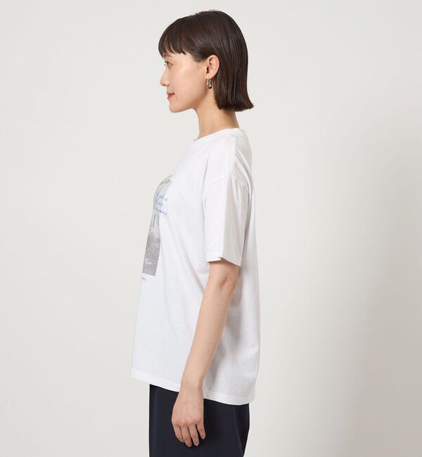 UNITED ARROWS green label relaxing「【WEB限定】＜at ease＞フォトグラフィック ショートスリーブ Tシャツ」|Tシャツ・カットソー|