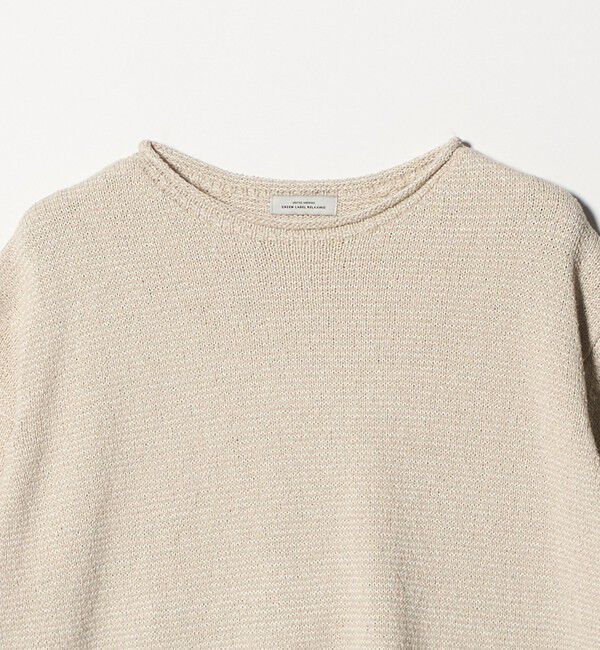 UNITED ARROWS green label relaxing「スラブ ニット プルオーバー ウォッシャブル」|ニット・セーター|