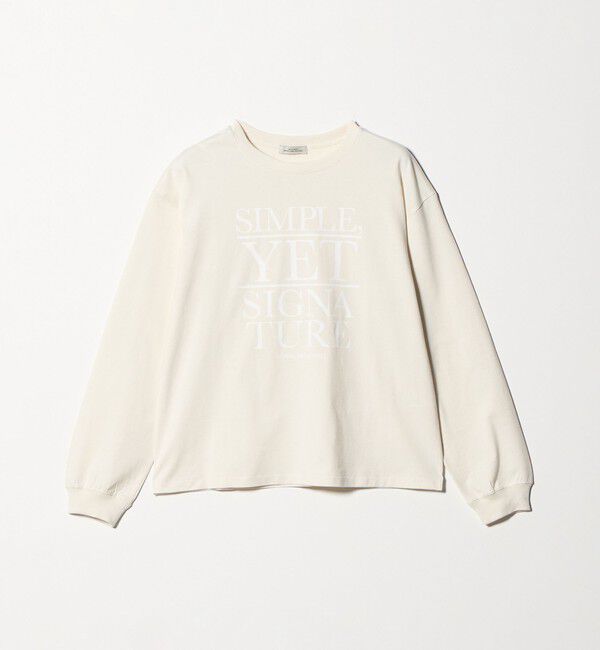 UNITED ARROWS green label relaxing「アソート グラフィック ロングスリーブ Tシャツ」|Tシャツ・カットソー|CREAM