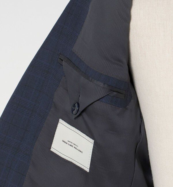 UNITED ARROWS green label relaxing「REDA グレンチェック 3B HXD スーツジャケット」|スーツ|