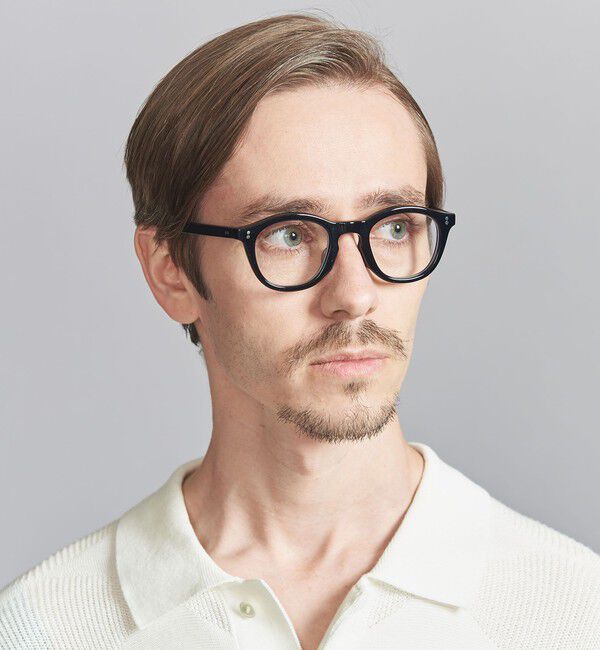 BEAUTY&YOUTH UNITED ARROWS「【別注】＜KANEKO OPTICAL（金子眼鏡）＞French フレンチ アイウェア」|メガネ|BLACK
