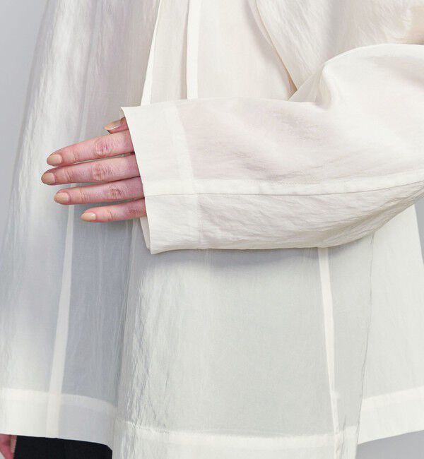 BEAUTY&YOUTH UNITED ARROWS「キュプラ リボンタイノーカラーブラウス」|シャツ・ブラウス|