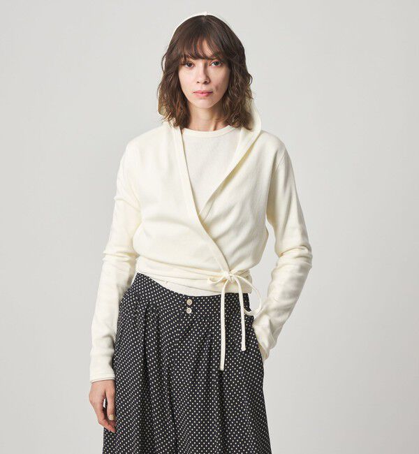 STEVEN ALAN「＜Steven Alan＞カシュクール フード カーディガン」|Tシャツ・カットソー|OFF WHITE