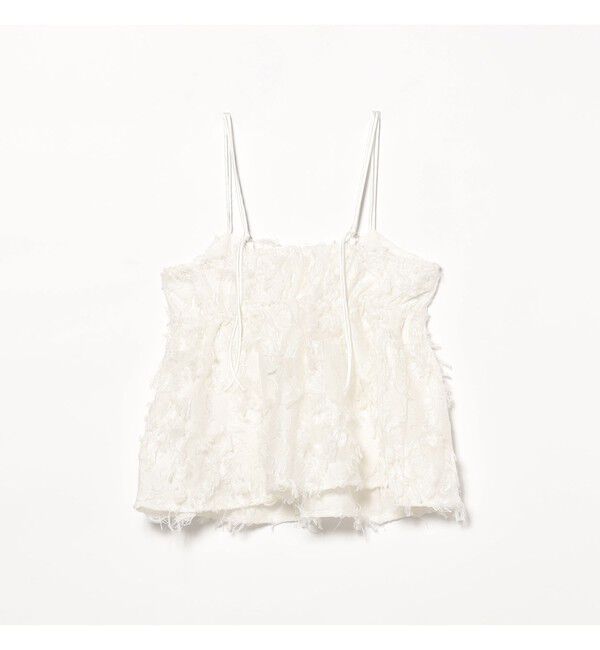Ray BEAMS 「フリンジ ジャカード キャミソール」|キャミソール|