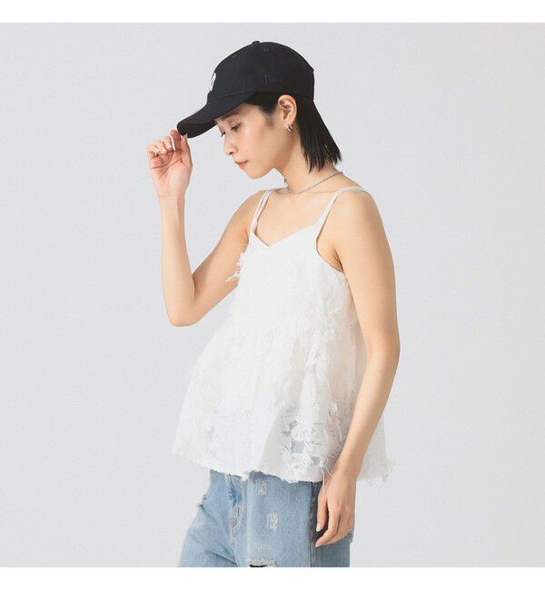 Ray BEAMS 「フリンジ ジャカード キャミソール」|キャミソール|