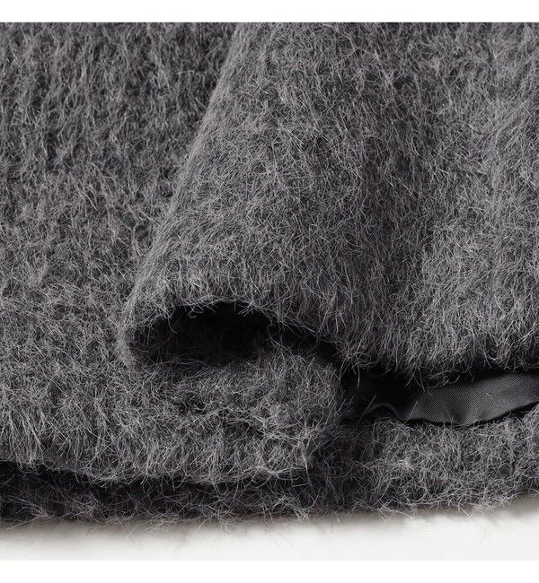 Ray BEAMS 「シャギースタンド カラー ハーフ コート」|その他|