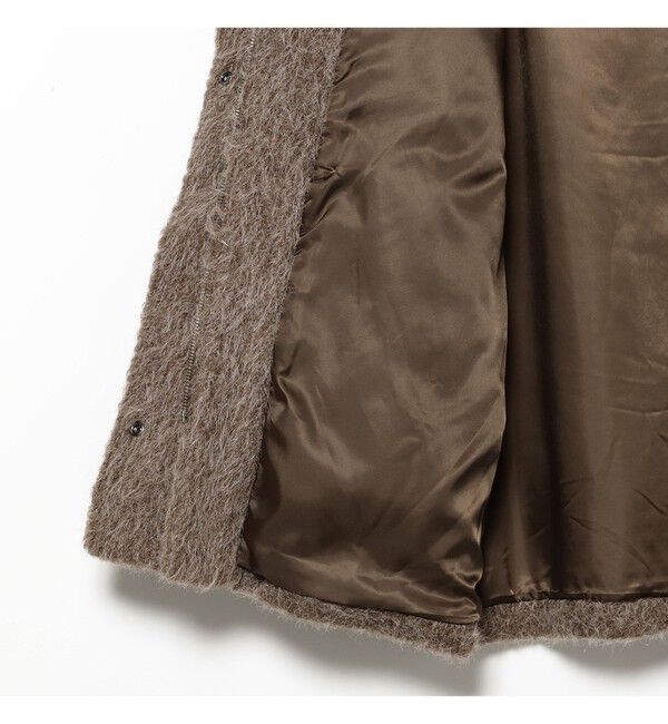 Ray BEAMS 「シャギースタンド カラー ハーフ コート」|その他|