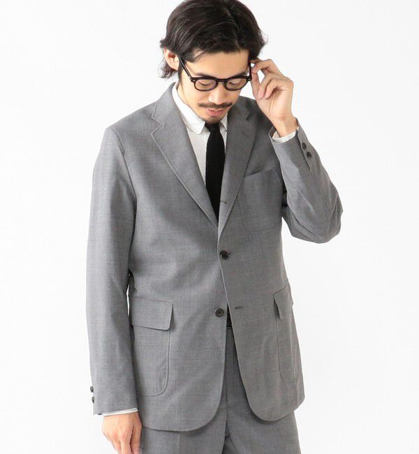 BEAMS「BEAMS PLUS / コンバットウール 3ボタン ジャケット」|テーラードジャケット|