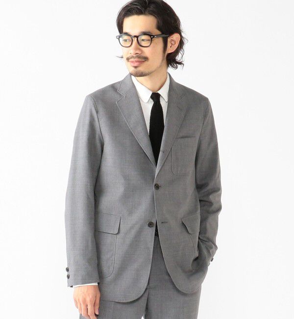 BEAMS「BEAMS PLUS / コンバットウール 3ボタン ジャケット」|テーラードジャケット|