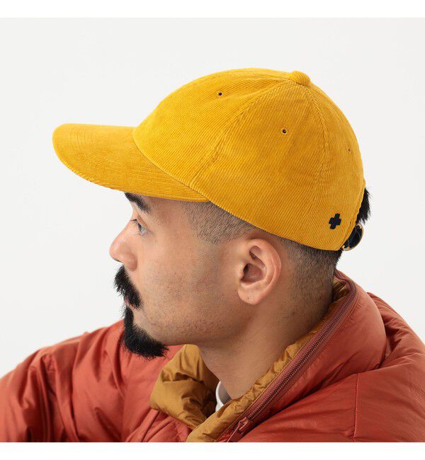 BEAMS PLUS「BEAMS PLUS / レジメンタル ストラップ コーデュロイ 6パネル キャップ」|その他|