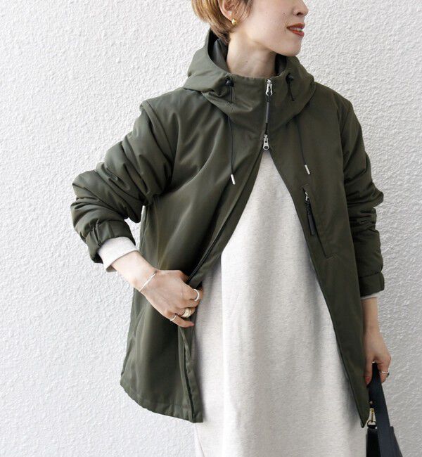 SHIPS any「SHIPS any:  ユーティリティー ZIPポケット 中綿マウンテンパーカー 24FW◇」|ブルゾン・スタジャン|