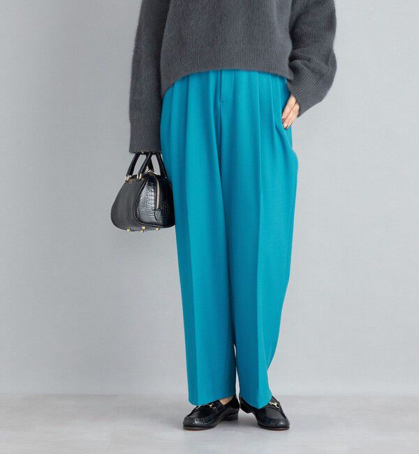 SHIPS for women「〈手洗い可能〉2タックワイドパンツ◇」|その他|