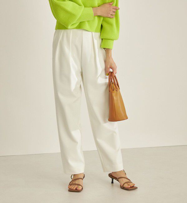 SHIPS for women「〈手洗い可能〉2タック ジョーゼット テーパード パンツ ◇ 」|その他|