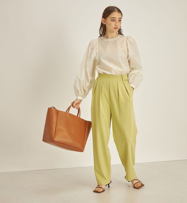 SHIPS for women「〈手洗い可能〉2タック ジョーゼット テーパード パンツ ◇ 」|その他|