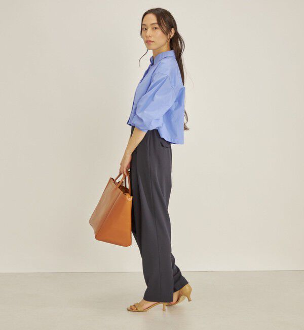 SHIPS for women「〈手洗い可能〉2タック ジョーゼット テーパード パンツ ◇ 」|その他|