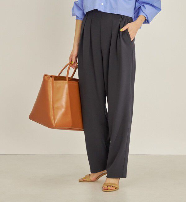 SHIPS for women「〈手洗い可能〉2タック ジョーゼット テーパード パンツ ◇ 」|その他|