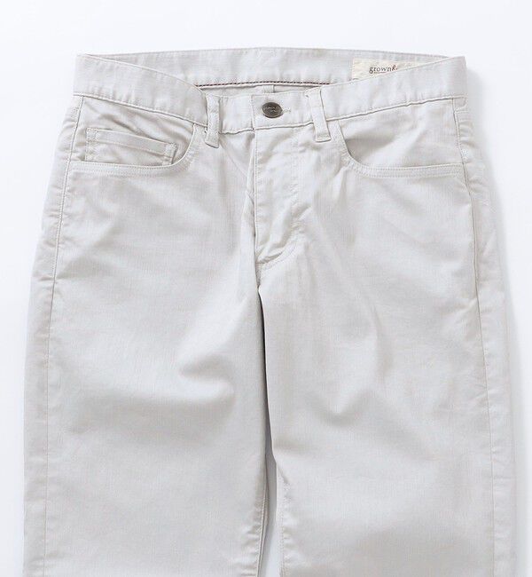 SHIPS any「【SHIPS any別注】GROWN&SEWN: WAERREN スリム 5ポケット チノパン」|チノ|