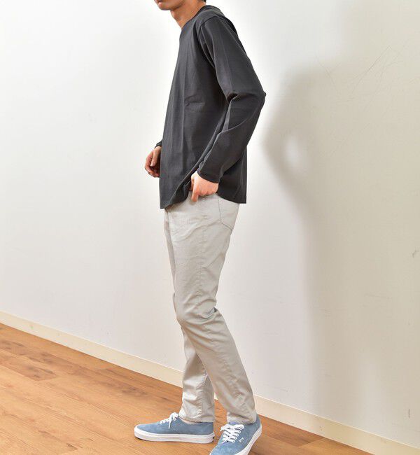 SHIPS any「【SHIPS any別注】GROWN&SEWN: WAERREN スリム 5ポケット チノパン」|チノ|