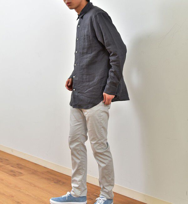 SHIPS any「【SHIPS any別注】GROWN&SEWN: WAERREN スリム 5ポケット チノパン」|チノ|