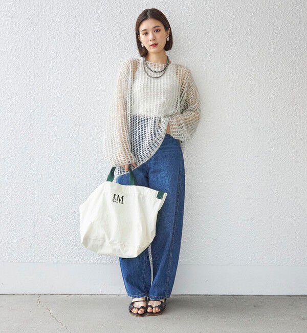 SHIPS for women「〈手洗い可能〉モヘヤ メッシュ プルオーバー◇」|ニット・セーター|