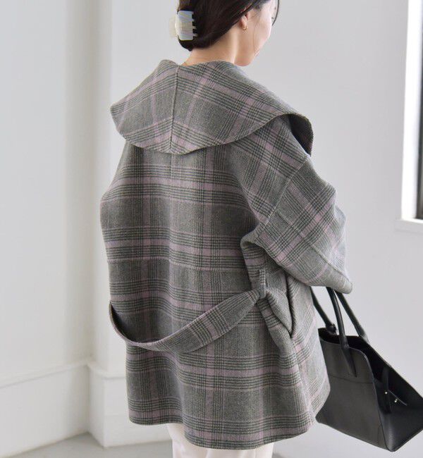 quaranciel「quaranciel: リバー ケープ コート」|その他|ピンク